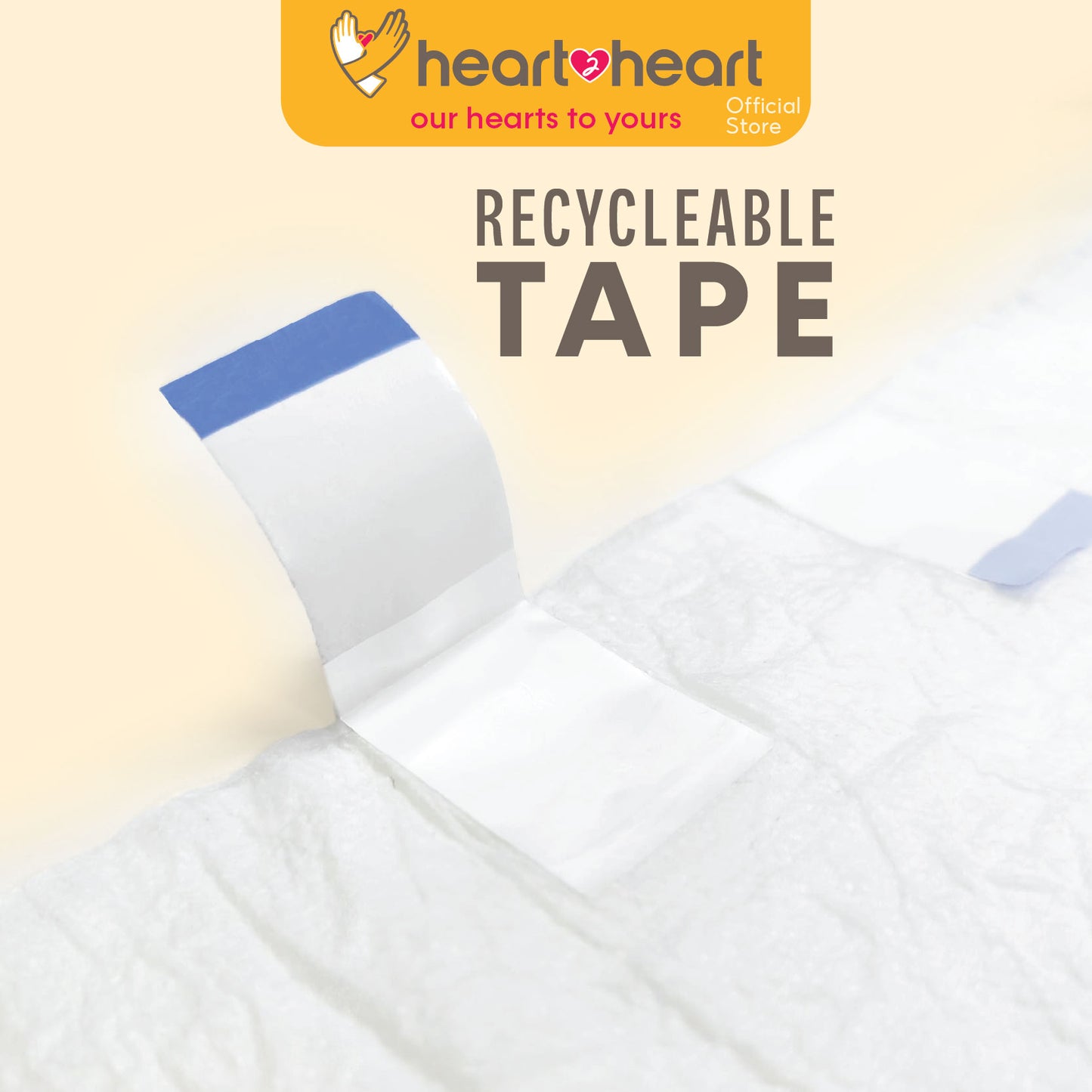 ๐ฏHeart2Heart Adult Disposable Tape Seluar Serapan No.1 Japan Tahan Lasak Lampin Tape Dewasa ๆไบบ็บธๅฐฟ็ (M/40 L/36 XL/32)